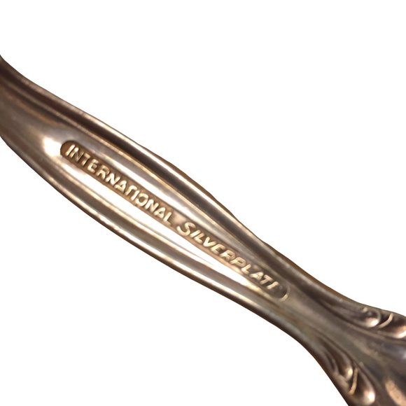 International Silverplate Interlude Large Serving Fork and Spoon - Picture 4 of 5
